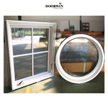 Italy brand heavy duty hardware windproof sound proof rain proof impact resistance wood aluminum crank windows